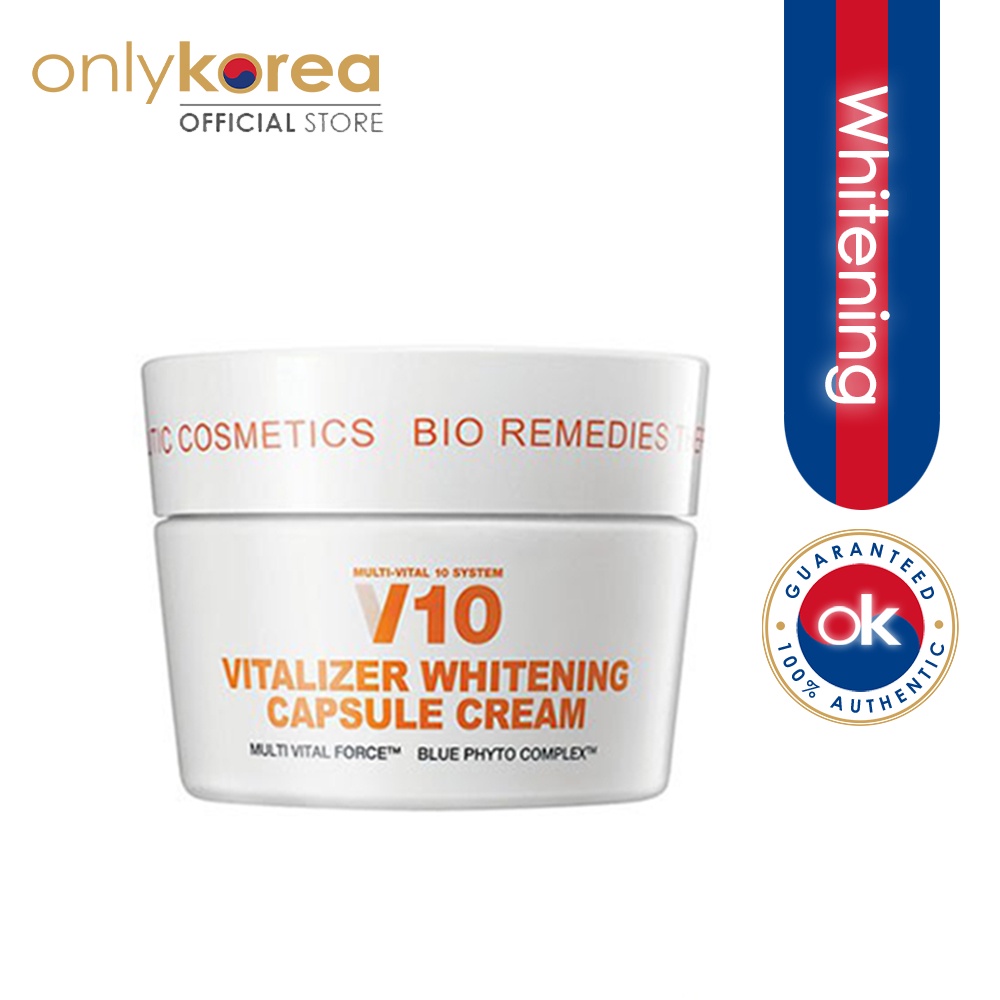 BRTC V10 Vitalizer Whitening Capsule Cream 60ml [ Instant Whitening in ...