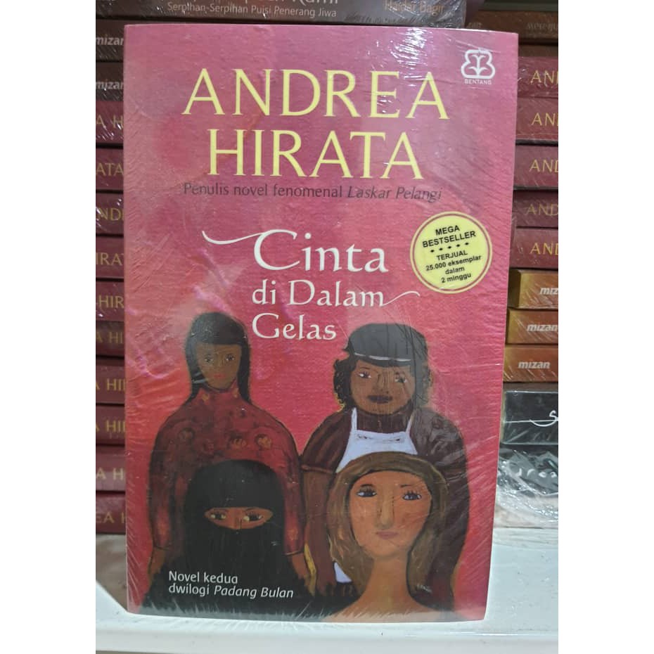 Novel Cinta Di Dalam Gelas Andrea Hirata Shopee Malaysia 8336