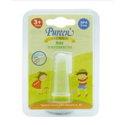 Pureen Baby Toothbrush Finger Shape 3m+ ( stock Clearance ) | Shopee ...