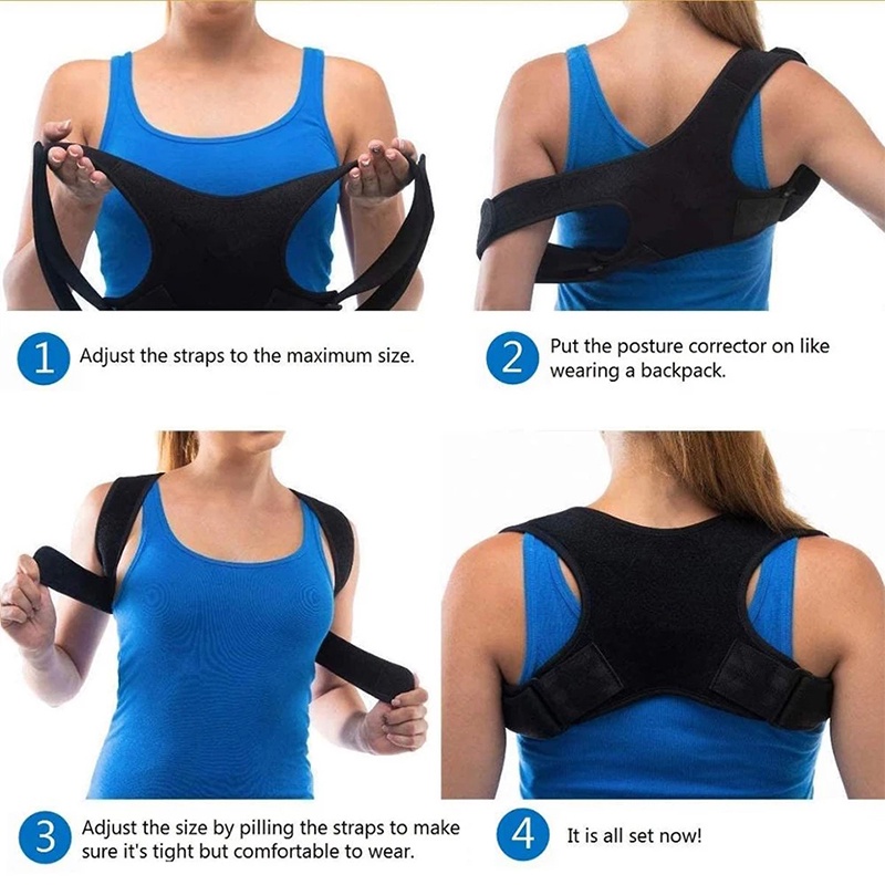 back support belt posture corrector shoulder support back pain support