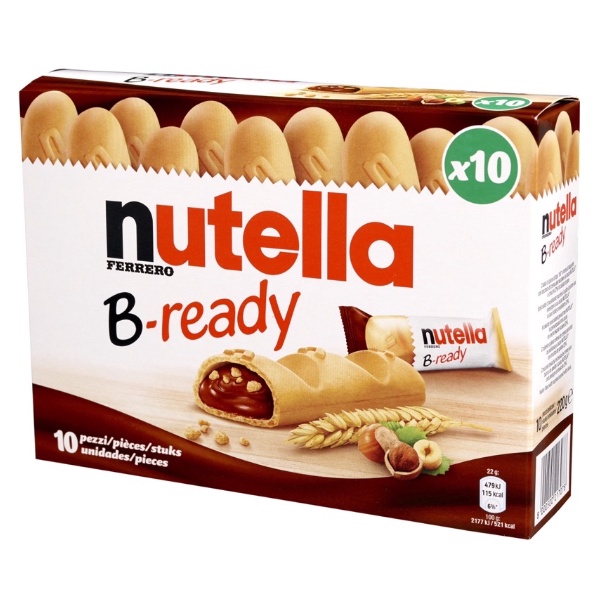 (Ready Stock!!) Ferrero Nutella B Ready T6 132g Chocolate 6piece Bready ...