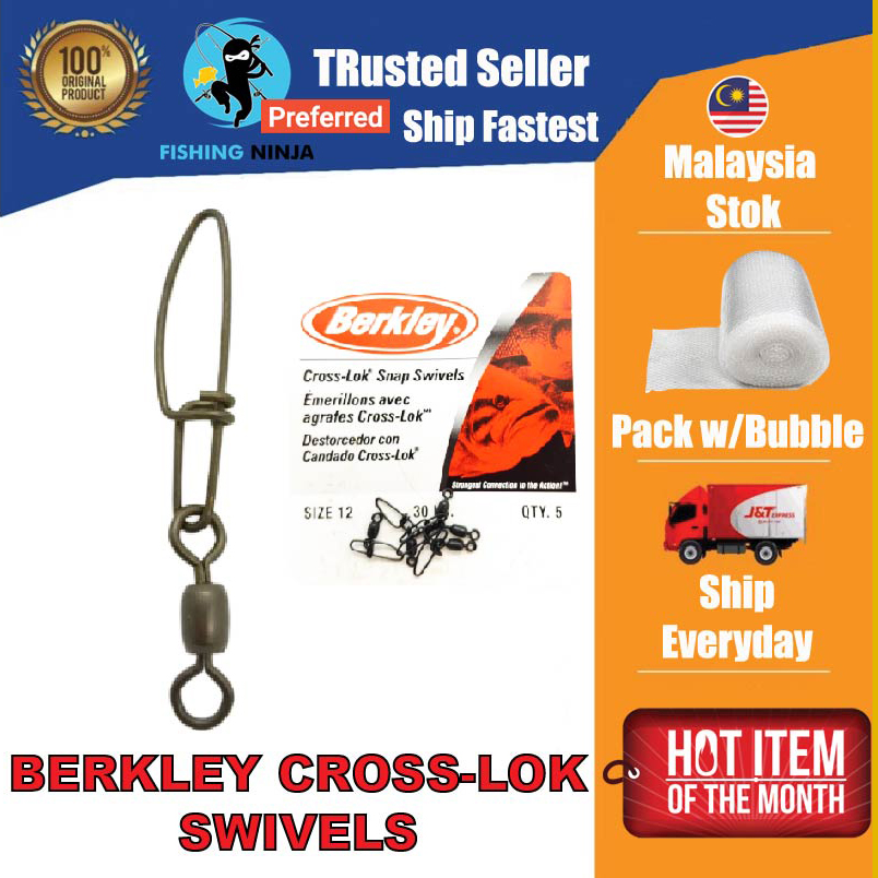 Berkley Cross-Lok Snap Swivels