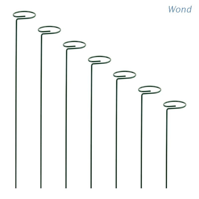 Wond Garden Support Stake Ring Metal Garden Plant Supports Single Stem ...