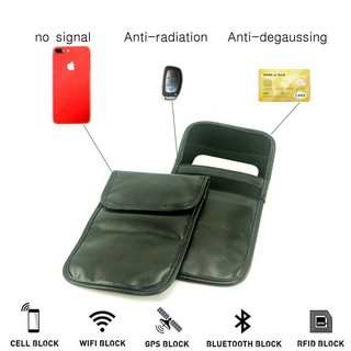 Car Key Signal Block Blocker Case Faraday Cage Fob Pouch Keyless Rfid 