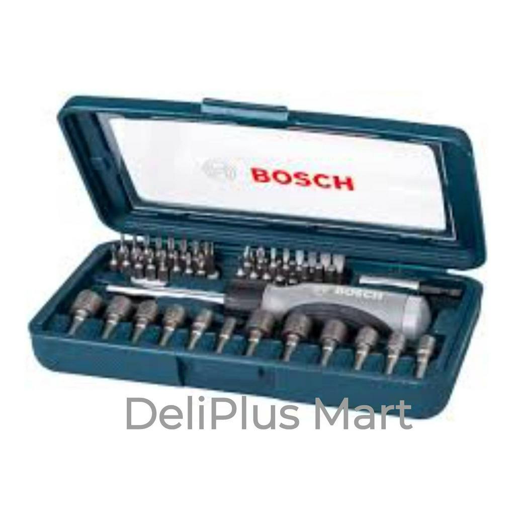 BOSCH 46pcs Ratchet Screwdriver Set Hand Tool Kit & Nutsetter Set / Kit