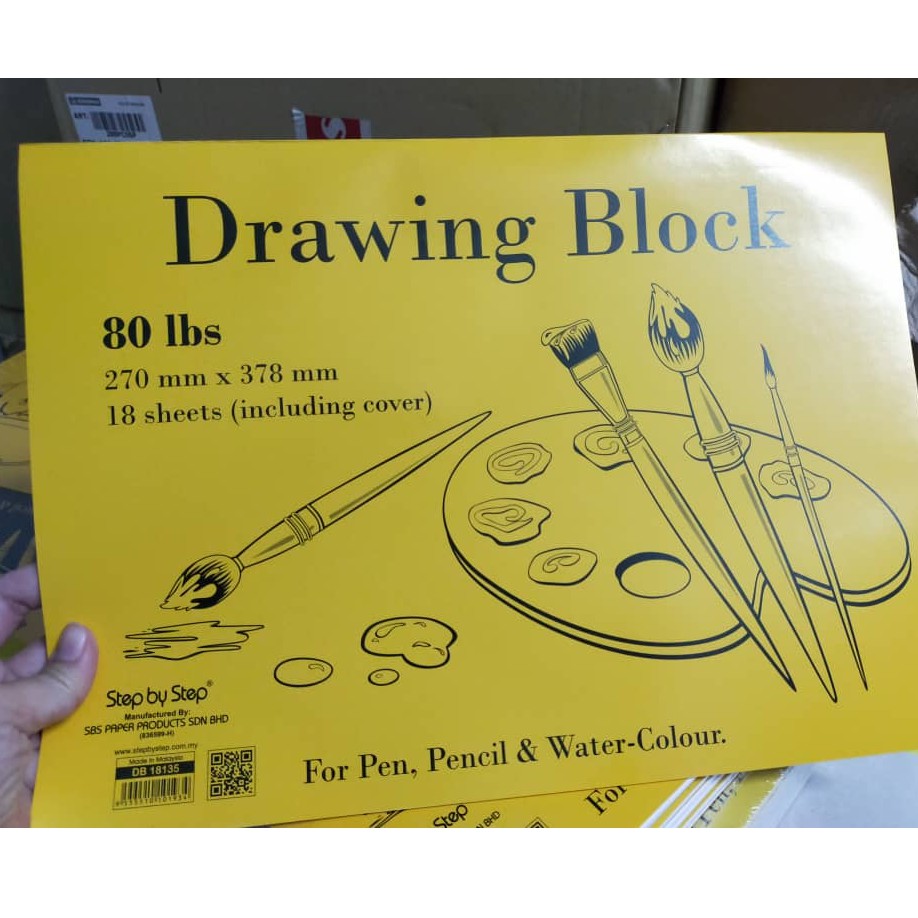 SBS Drawing Block 60/80/100lbs | Shopee Malaysia