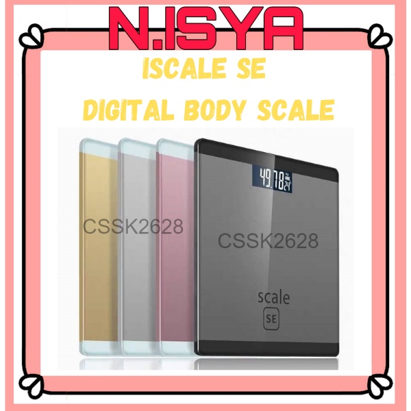 SK 🎁READY STOCK🎁 Iscale SE Digital Body Scale Cartoon High Accuracy ...