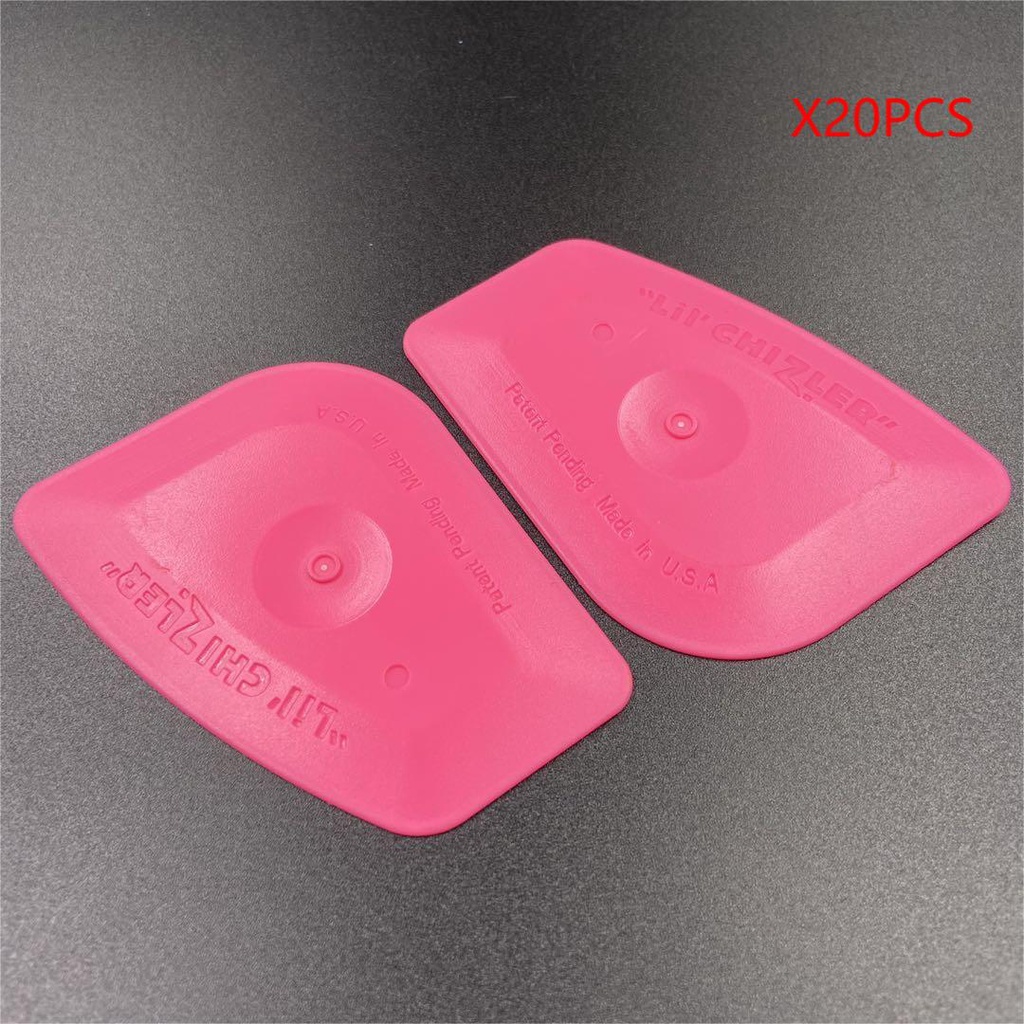 20PCS Multilateral Soft Piink Scraper LIL' CHIZLER Squeegee Window Tint ...