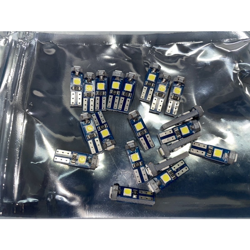 Lampadine LED T5 W3W 12V - Per Luci Auto Interno, 10 Pezzi, Bianco 6500K - Foto 9
