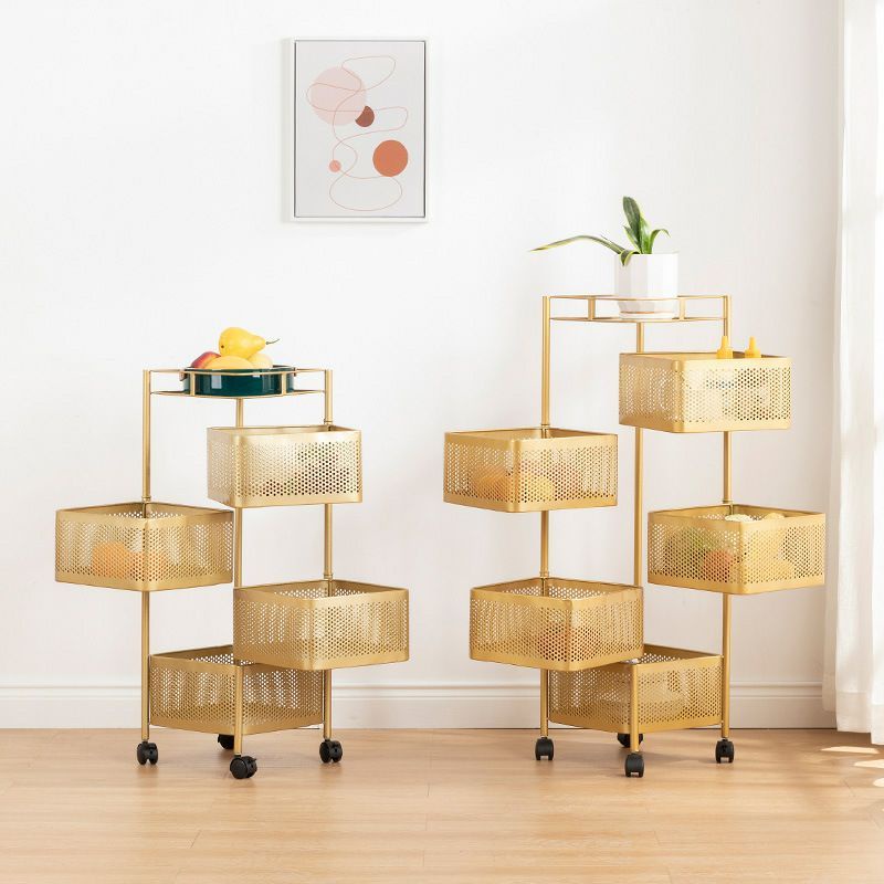 RAK VIRAL RIZALMAN RACK STAINLES STEEL GOLD/BLACK/WHITE | Shopee Malaysia