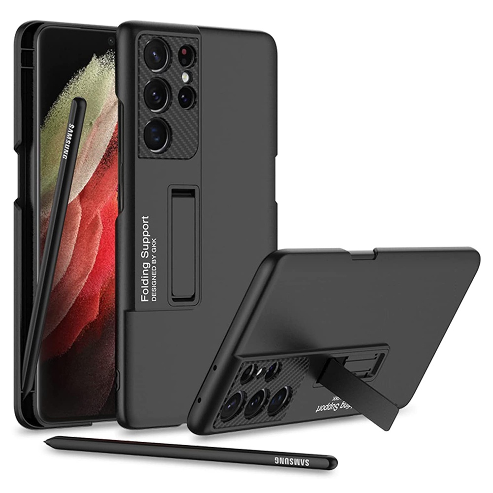 YIQIAN for Samsung Galaxy S21 Ultra Case with S Pen Holder [Adjustable  Kickstand] [Wireless Charging] Lightweight Slim Thin Protective Case  Cover