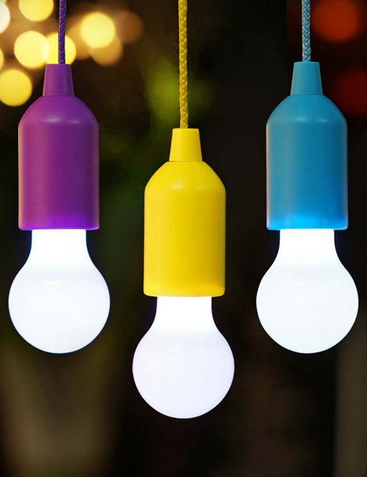 LED Portable Light Night Light Colorful Rope Lamp Tent Camping Hallway ...