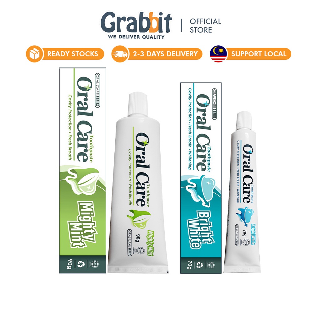 *Expiry April 2024 Grabbit Protection Whitening Mint Toothpaste ...