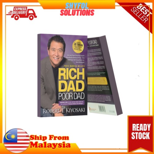 Rich Dad Poor Dad Edisi Ulang Tahun Ke 20 Bm Shopee Malaysia