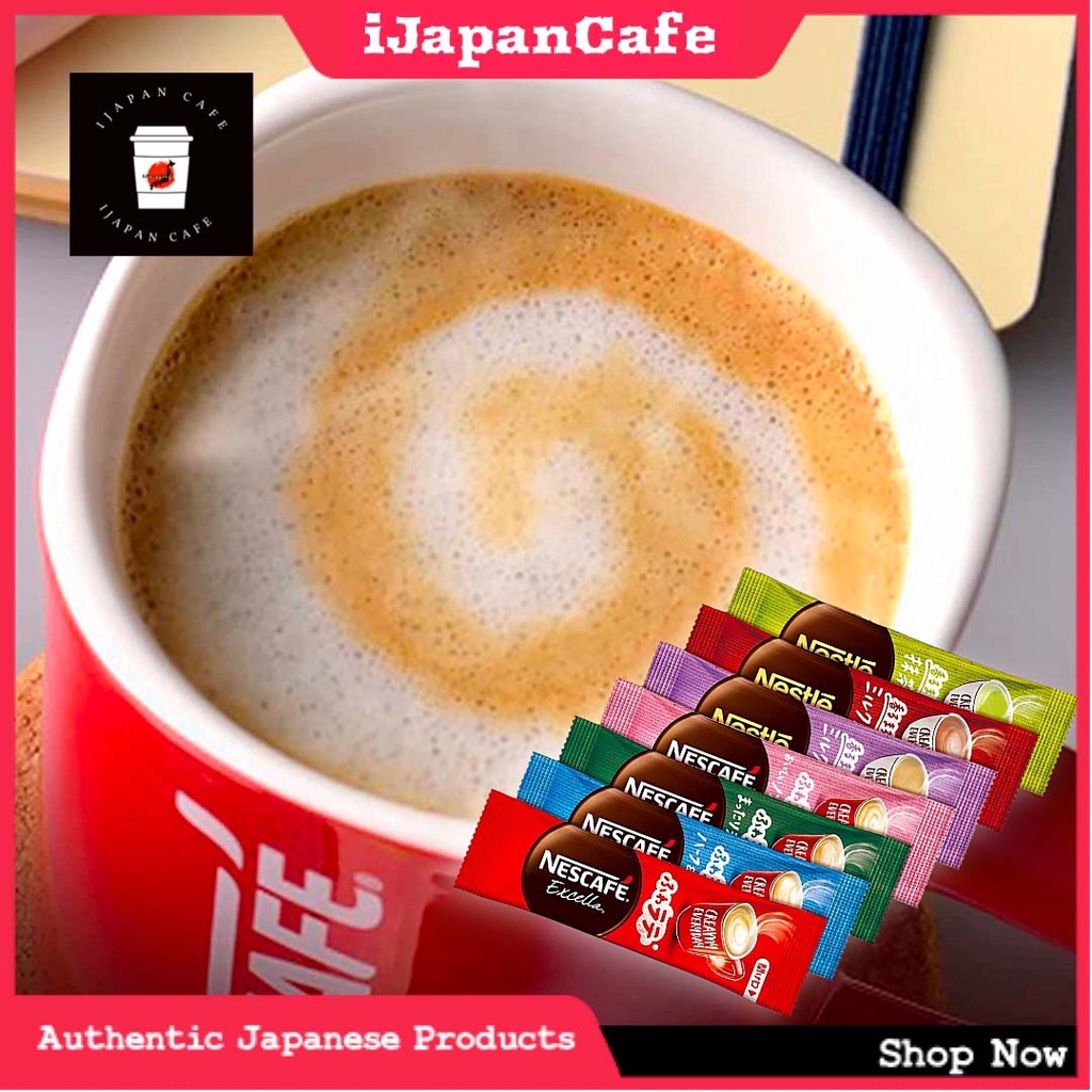 NESCAFE JAPAN EXCELLA FUWA CAFE LATTE INSTANT COFFEE SERIES RETAIL 7.4G/SACHET Shopee Malaysia