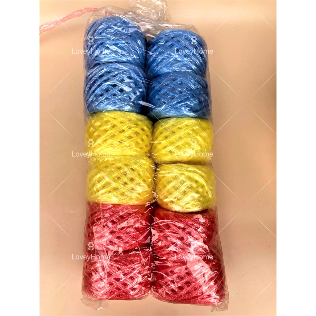 Tali Rafia Plastic Raffia String Plastik String Rope Ropes Tali Rafia ...