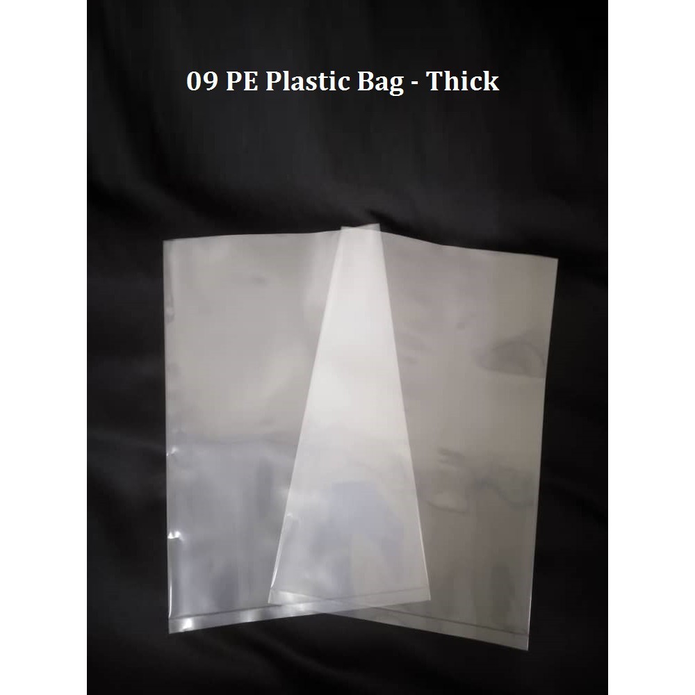 09 PE Plastic Bag - Thick / Food Packaging / Plastik Bungkus Tebal ...