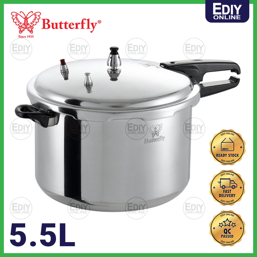 Butterfly BPC-22A Pressure Cooker 5.5 Liter 气压锅 periuk tekanan meat stew cook cooking
