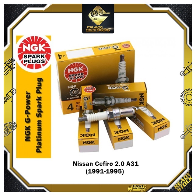 NGK G-Power Platinum Spark Plug for Nissan Cefiro 2.0 A31 (1st Gen ...