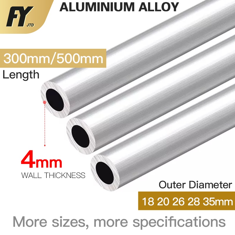 FUYI aluminum tube 4mm wall thickness 300 500mm length OD 1835mm High