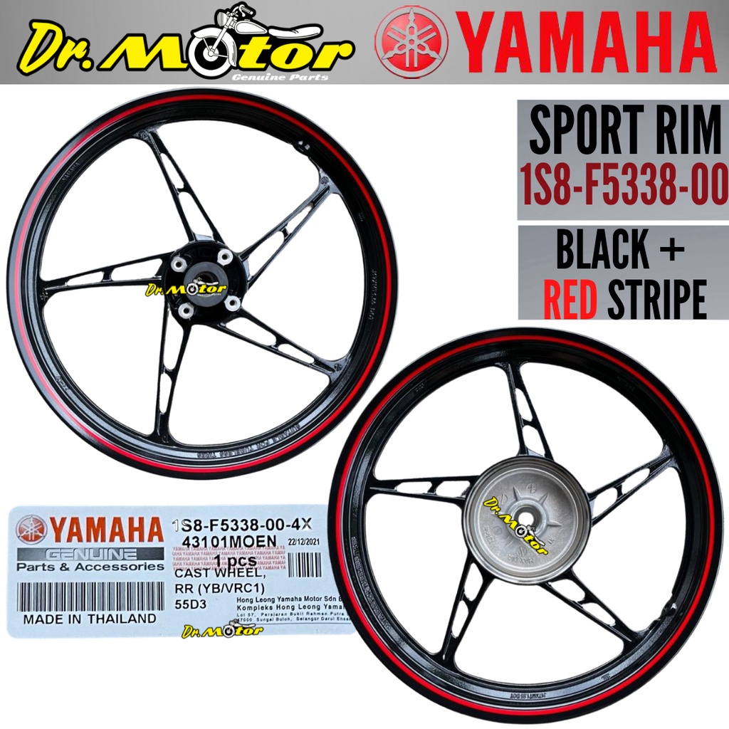 100% ORIGINAL YAMAHA LC135 4S LC 135 (1S8) SPORTRIM CAST WHEEL SPORT ...