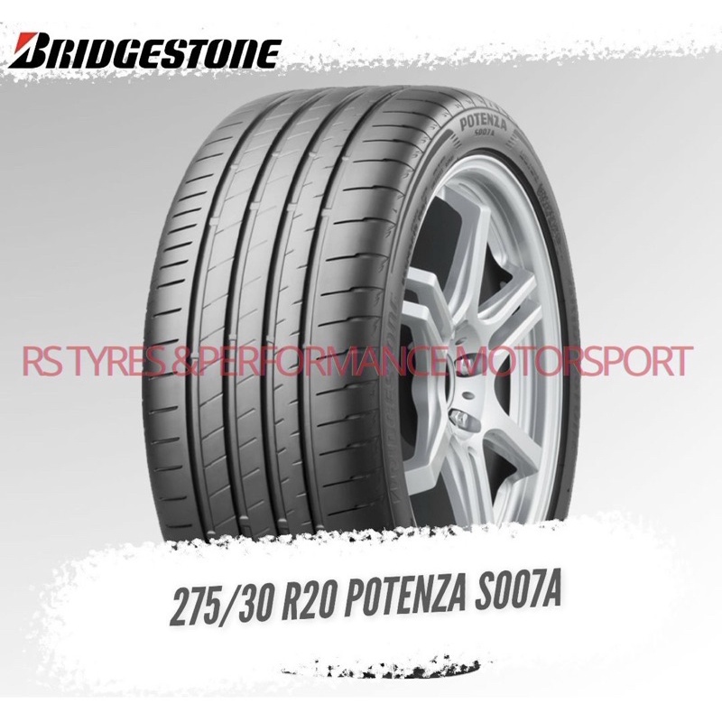 275/30 R19、BRIDGESTONE せまかっ POTENZA S007A 23年