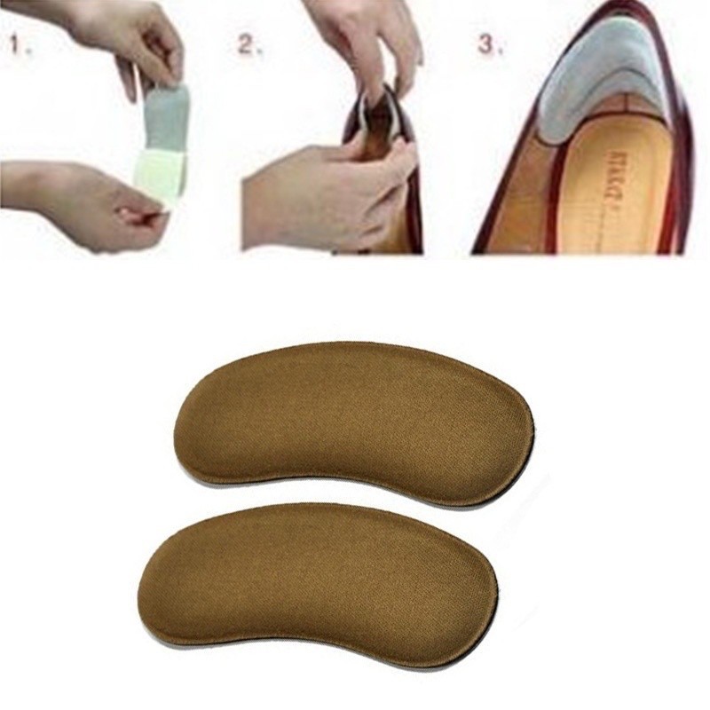 1 Pairs Sticky Shoe Back Heel Inserts Insoles Pads Cushion Liner Grips Foot Care Ready Stock Shopee Malaysia