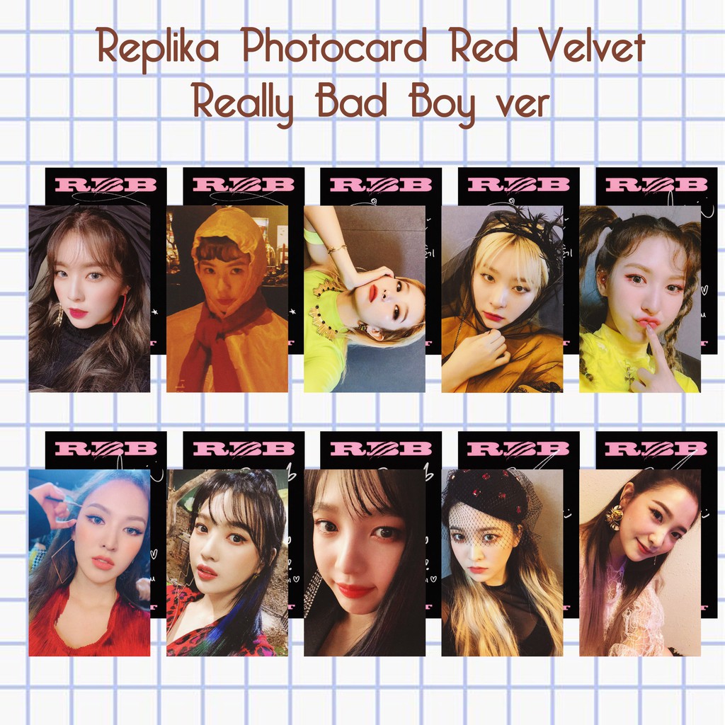 red velvet RBBバインダー  ウェンディ トレカ Red Velvet Wendy RBB Photocard (READ DESC) READY Set] RV