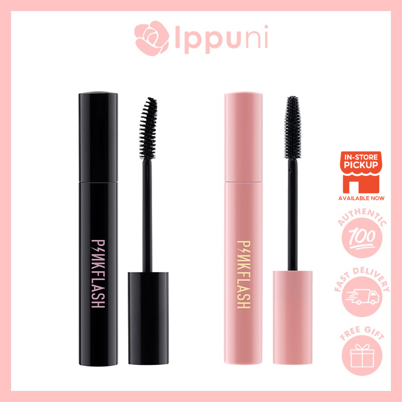 PINKFLASH E08 Pink / Black Oil-Proof Curl Mascara | Shopee Malaysia