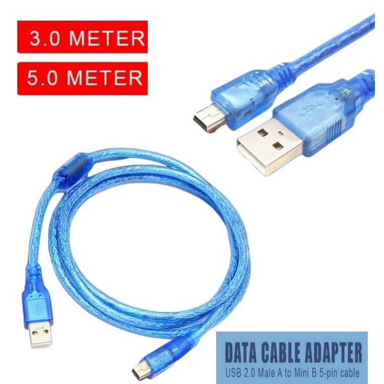 V3 USB Cable[3m/5m/10m]Mini USB To USB Cable Data Transfer&Charge Type