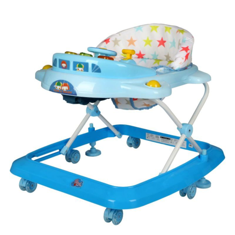 MH Ready Stock! Sweet Cherry Jetstar walker with stopper J205 baby kids ...