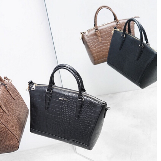 MNG MANGO CROCODILE SHOULDER TOTE BAG Shopee Malaysia