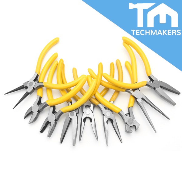 1pcs 5" Needle Nose / Flat Nose / Long Nose / Circlip / Diagonal Plier / Shear Cutter / Curved Nose Pliers DIY Jewelry