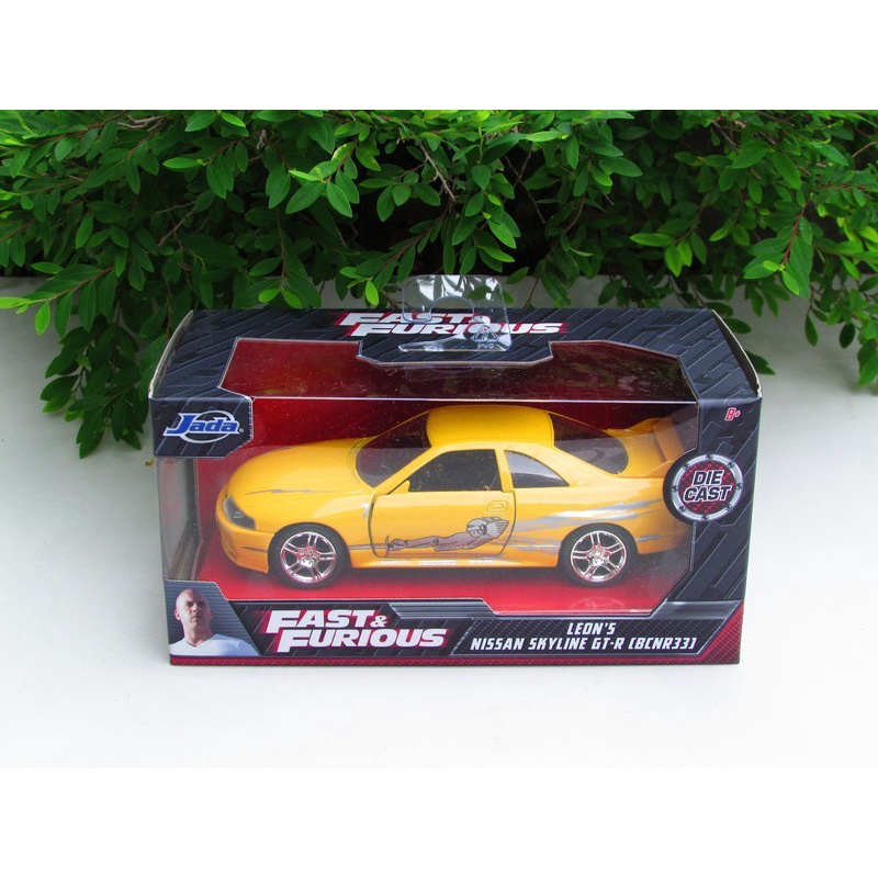 JADA 1/32 Fast & Furious LEONS Nissan Skyline GTR GTR ( R33 ) 1995