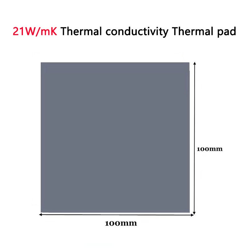 UPSIREN 21W 100x100x0.75mm Thermal Pad Silicone Plaster NonConductive