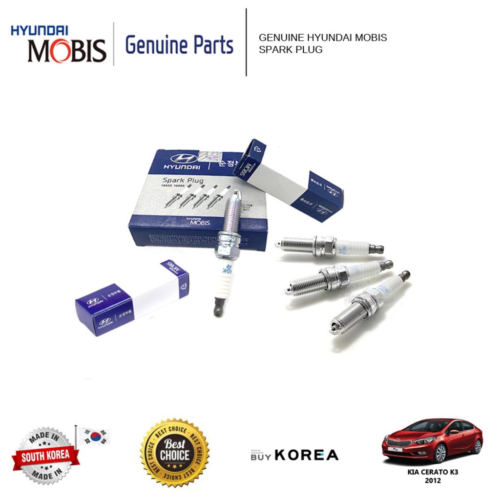 Original Kia Cerato K3 2.0 Genuine Hyundai Mobis Iridium Spark Plug ...
