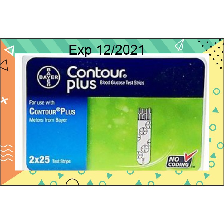 healthAccessories mask Bayer Contour Plus Blood Glucose Test Strips
