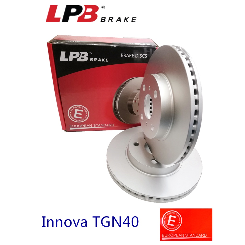 (1 Pair)(FRONT) Toyota Innova TGN40 05'-11' LPB Disc Rotor 255MM 275MM ...