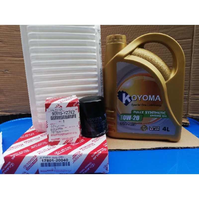 TOYOTA CAMRY ACV30, TOYOTA HARRIER 2.4 ACU30 MCU30 OIL FILTER + AIR