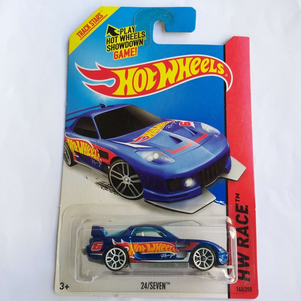 Hot Wheels 24/Seven | HW RACE | Blue | 1:64 Scale | Shopee Malaysia