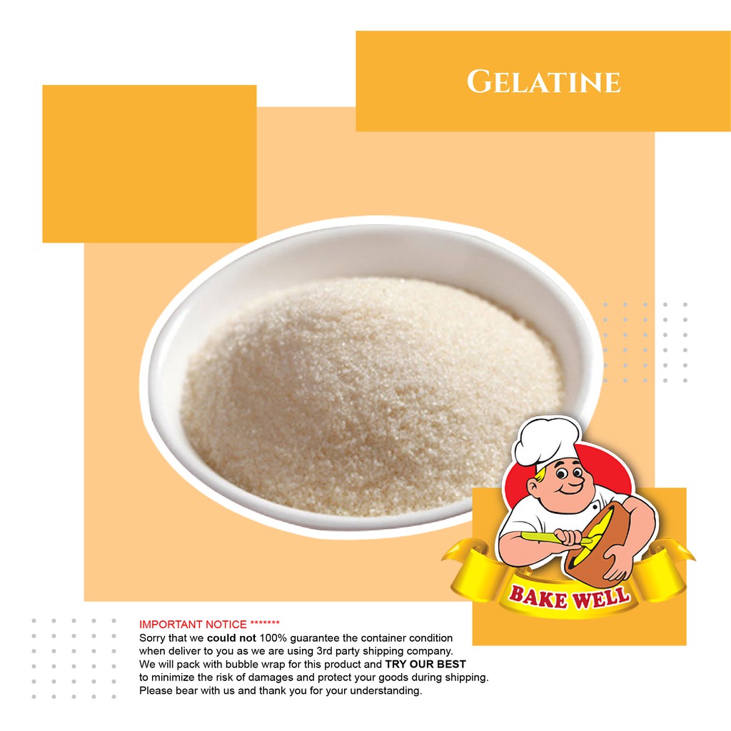 Gelatin / Gelatine Halal 50gm Shopee Malaysia