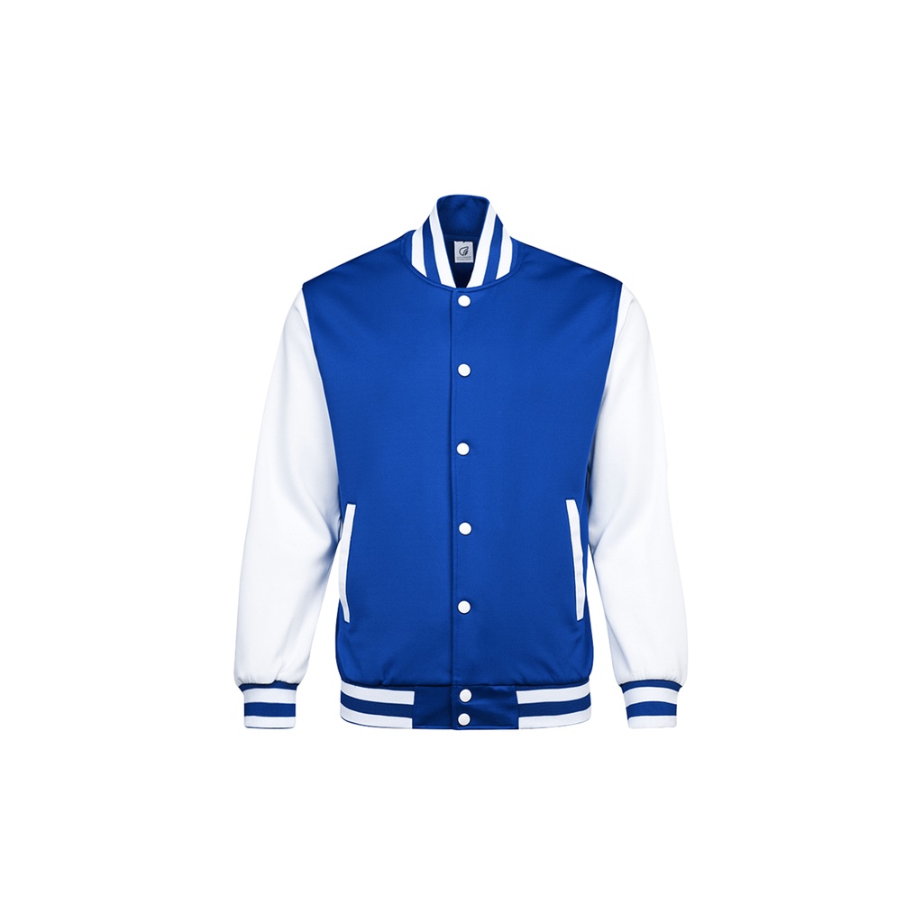 Button Varsity Jacket Long Sleeve Unisex Tracksuit Ultifresh UVJ05 Baju ...