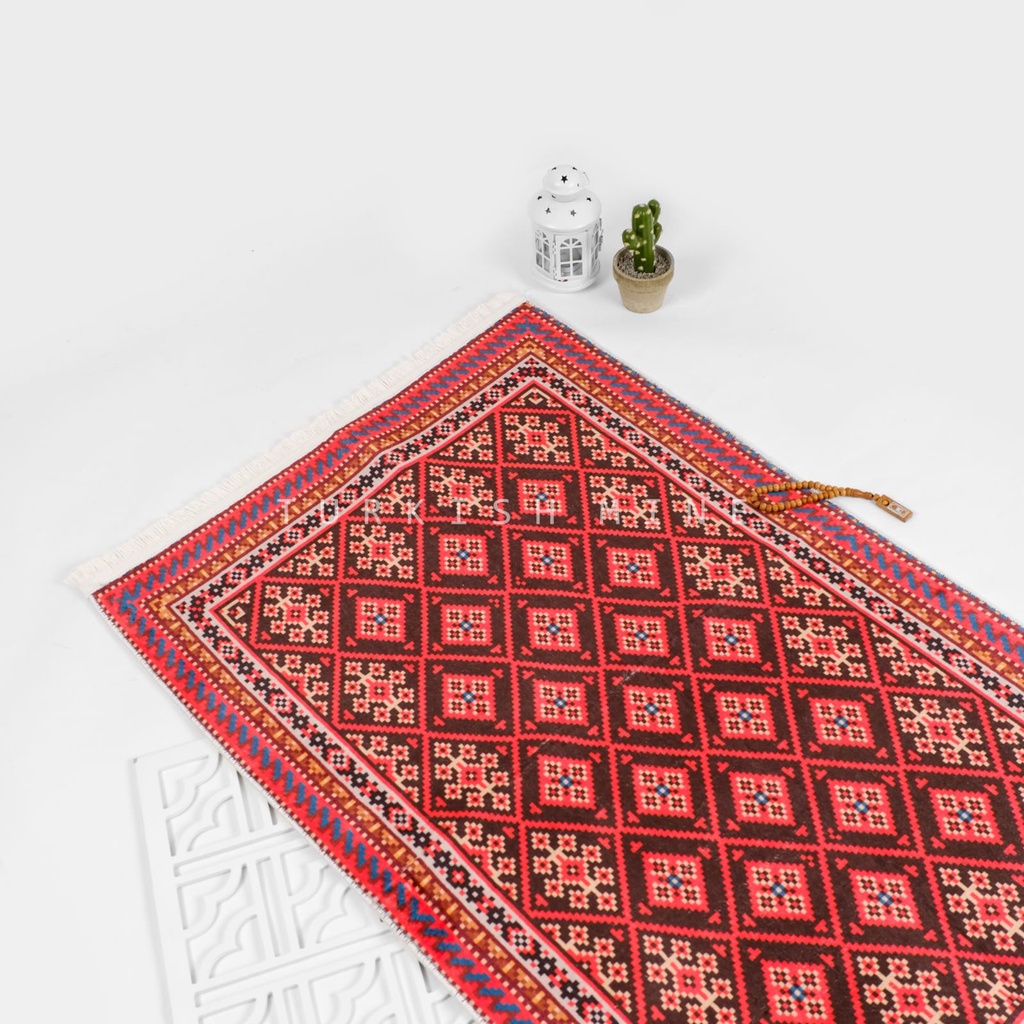 N208 Ori Turkish Thick Bamboo Cotton Prayer Rug | Shopee Malaysia