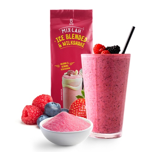 Gfb Mix Lah Serbuk Ice Blended Dan Air Balang Powder Mix Berry 1kghalal Shopee Malaysia 1282