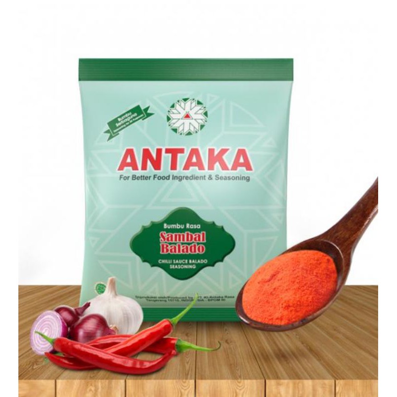 Antaka Serbuk Perasa Bumbu Tabur Seasoning Powder Balado Balado Pedas