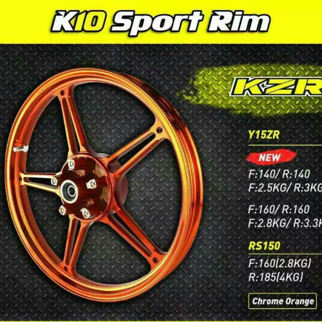 KOZI SPORT CNC ALLOY RIM Y15ZR/RS150 | Shopee Malaysia