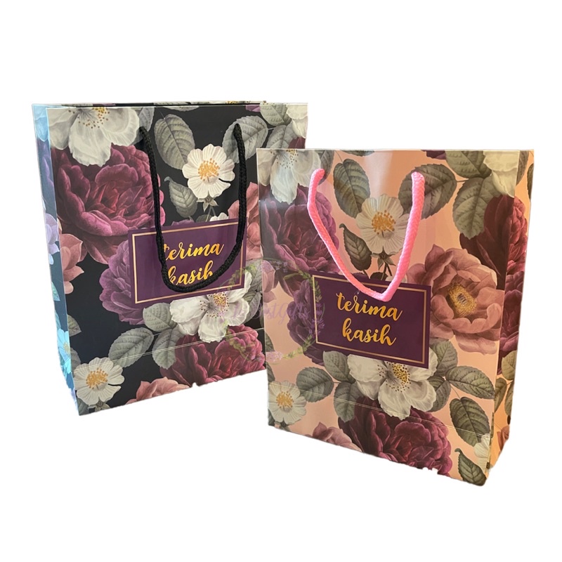 10 PCS Thank You Paper Bag / Goodies Bag / Doorgift Bag / Wedding