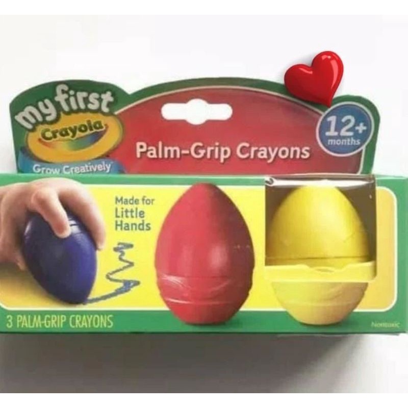 My First Crayola Palm Grip Crayons Ori | Shopee Malaysia