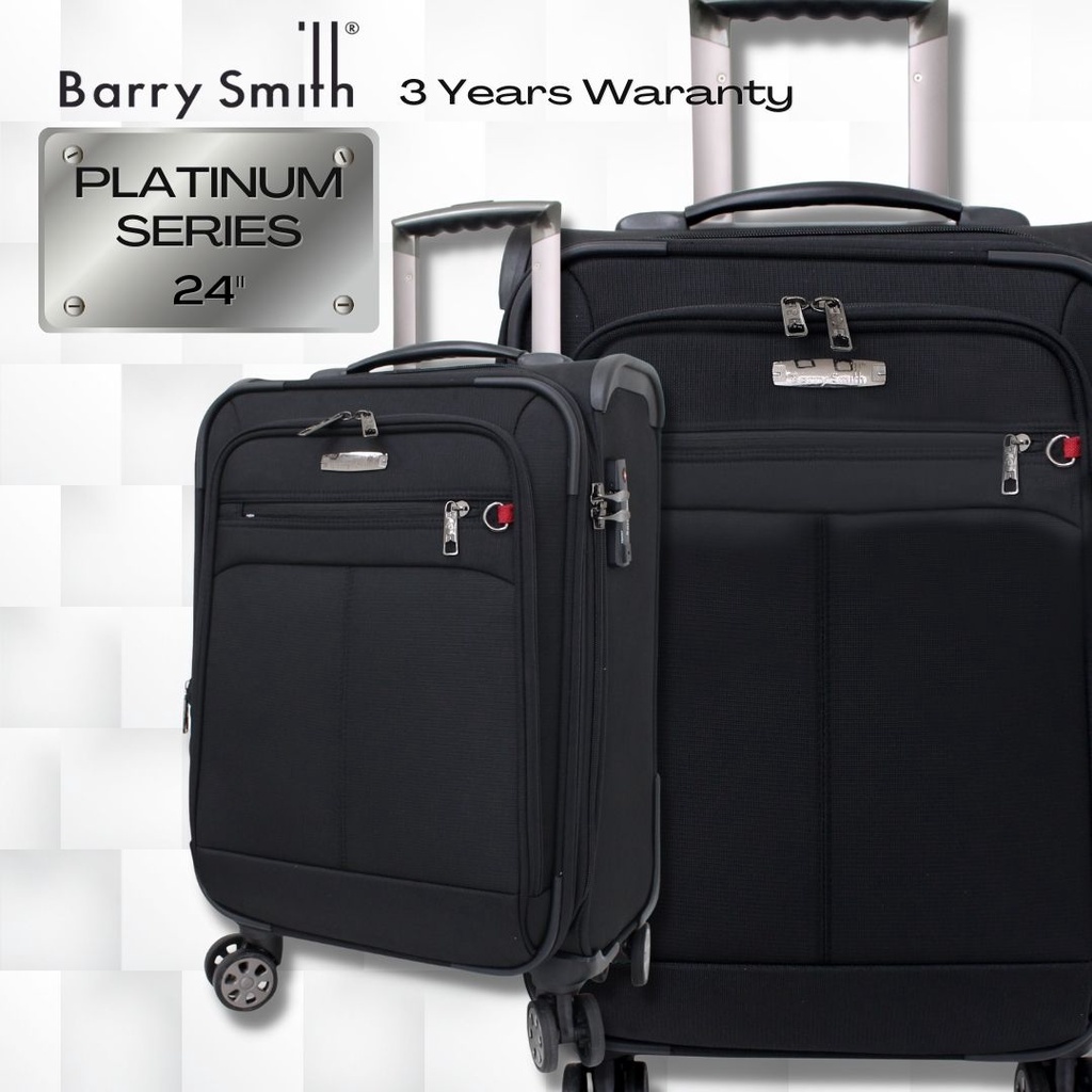 Barry Smith Softcase Luggage with ABS Corner Protective (24") Shopee