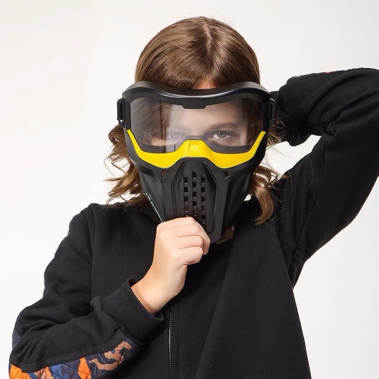 Protective Mask For Toy Gun Nerf Toy Gun Protect Soft Bullet | Shopee ...